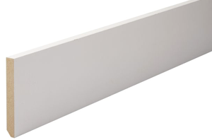 Plinthe angles vifs MDF prépeint blanc 10x70 2m44